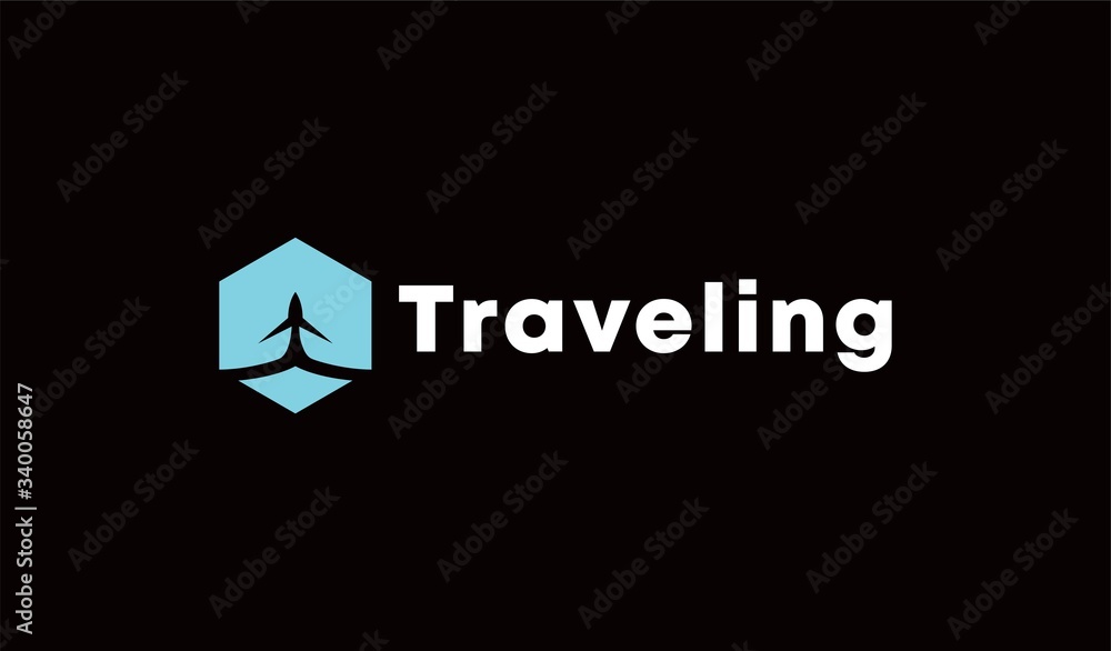 Travel Logo Design Vector. Modern airplane Symbol and icon for Company. Travel Logo Design Vector. Modern airplane Symbol and icon for Company.