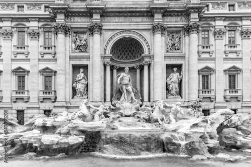 Trevi Fountain, Italian: Fontana di Trevi, in Rome, Italy.