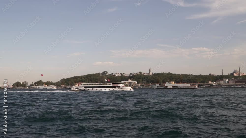 Galata Bridge and Golden Horn. The Golden Horn is a major urban waterway and the primary inlet of the Bosphorus in Istanbul. Galata Bridge and Golden Horn. The Golden Horn is a major urban waterway and the primary inlet of the Bosphorus in Istanbul.