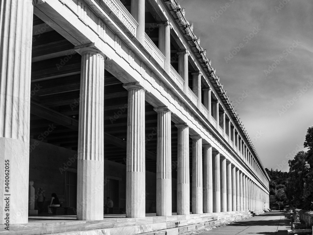 Ancient, classic building . Athens Greece. Ancient, classic building . Athens Greece.