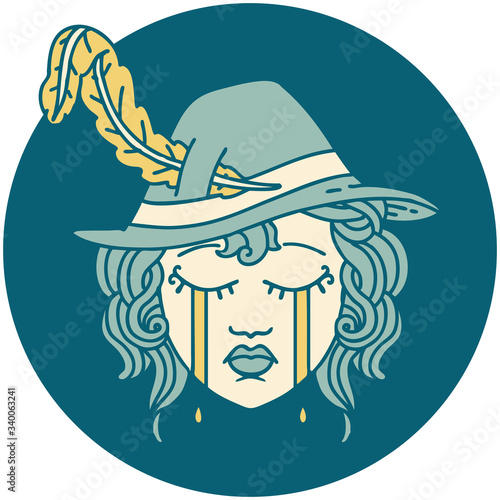 crying human bard icon