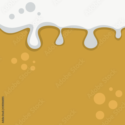 Beer foam background vector
