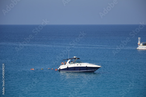 yacht in the sea © Marian
