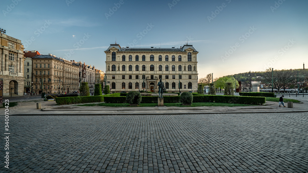 Square of Jan Palach in Prague Czechia. Historical city center of Prague old town, Czechia. 