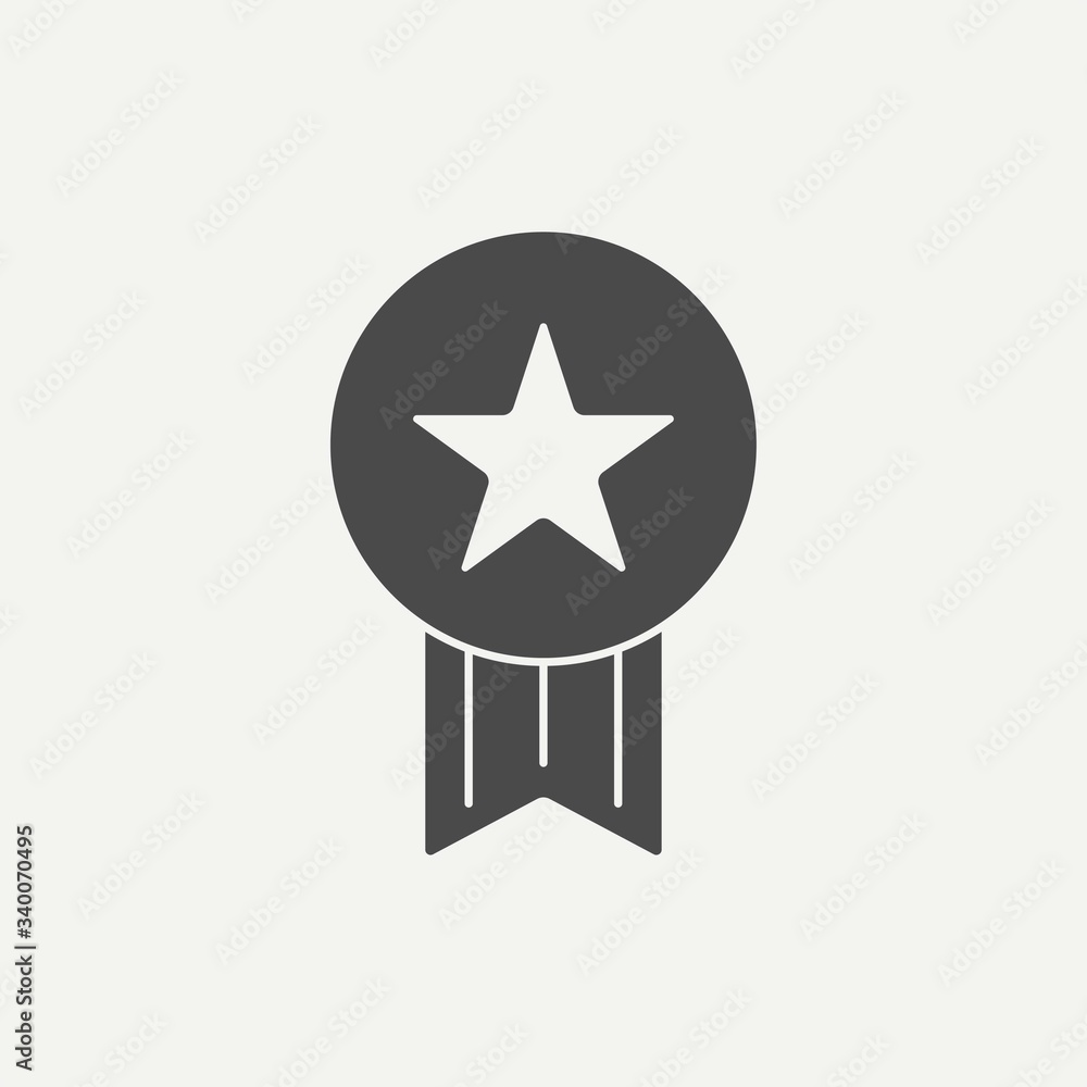 Medal vector icon sign symbol Medal vector icon sign symbol