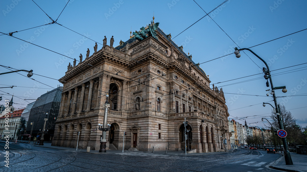 National theatre in Prague Czechia. 