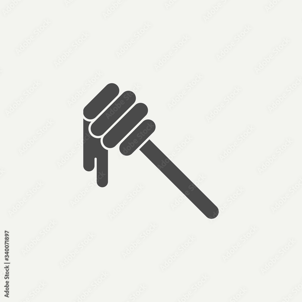 Honey vector icon sign symbol Honey vector icon sign symbol