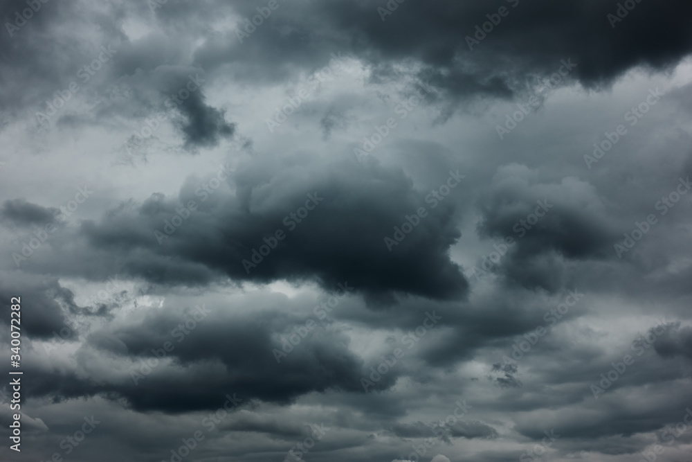 Dramatic sky with dark stormy clouds Dramatic sky with dark stormy clouds