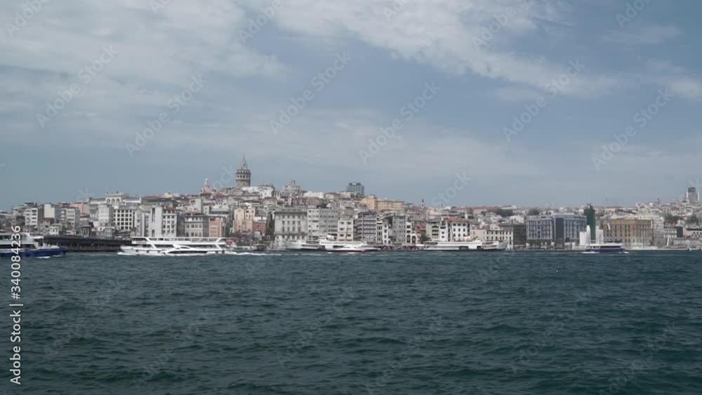Galata Bridge and Golden Horn. The Golden Horn is a major urban waterway and the primary inlet of the Bosphorus in Istanbul. Galata Bridge and Golden Horn. The Golden Horn is a major urban waterway and the primary inlet of the Bosphorus in Istanbul.
