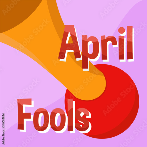 April fools day poster