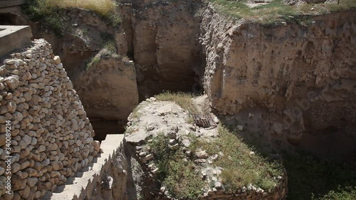 In Tel of Jericho, the oldest and lowest city in the world