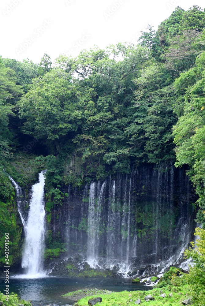 静岡　富士宮　白糸の滝	
