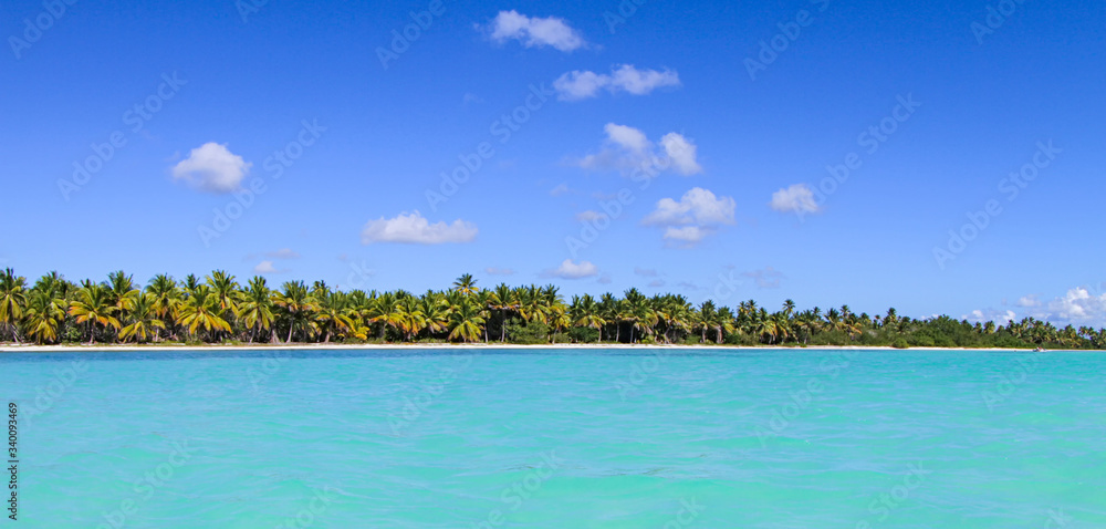 Beautiful View of Saona Island, Dominican Republic