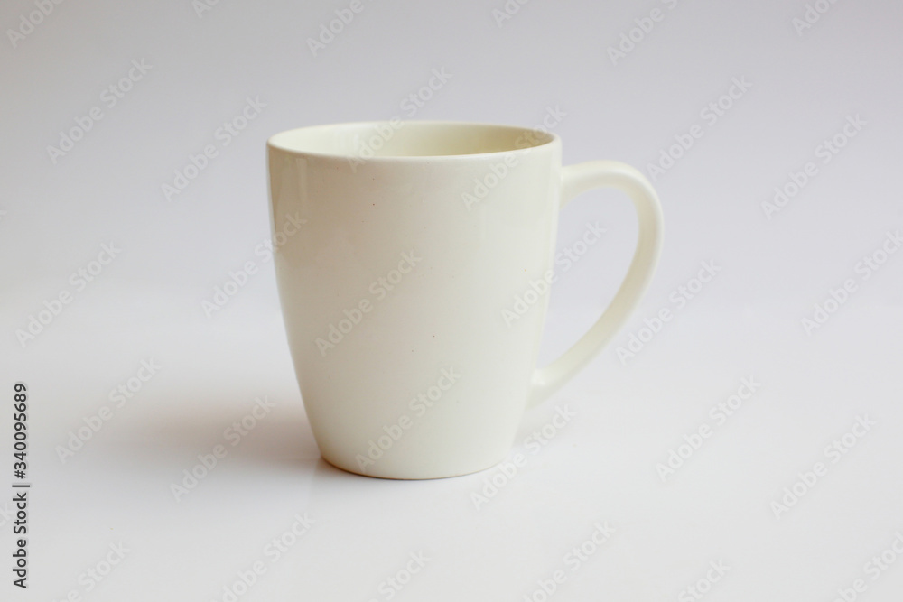 Obraz premium white Cup on a white background