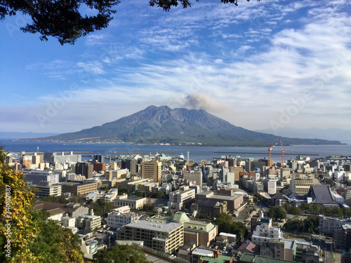 Sakurajima seen from Shiroyama Observatory