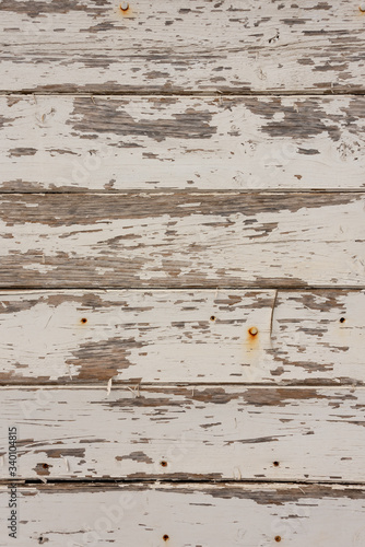 Old white wooden planks. Abstract texture background. 