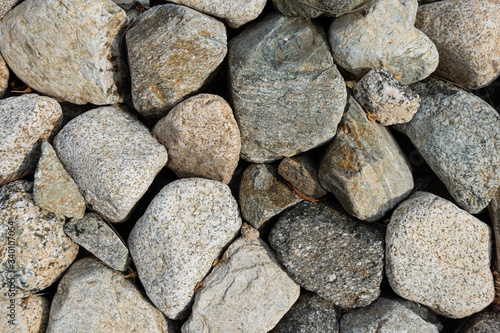 pile of stones from above