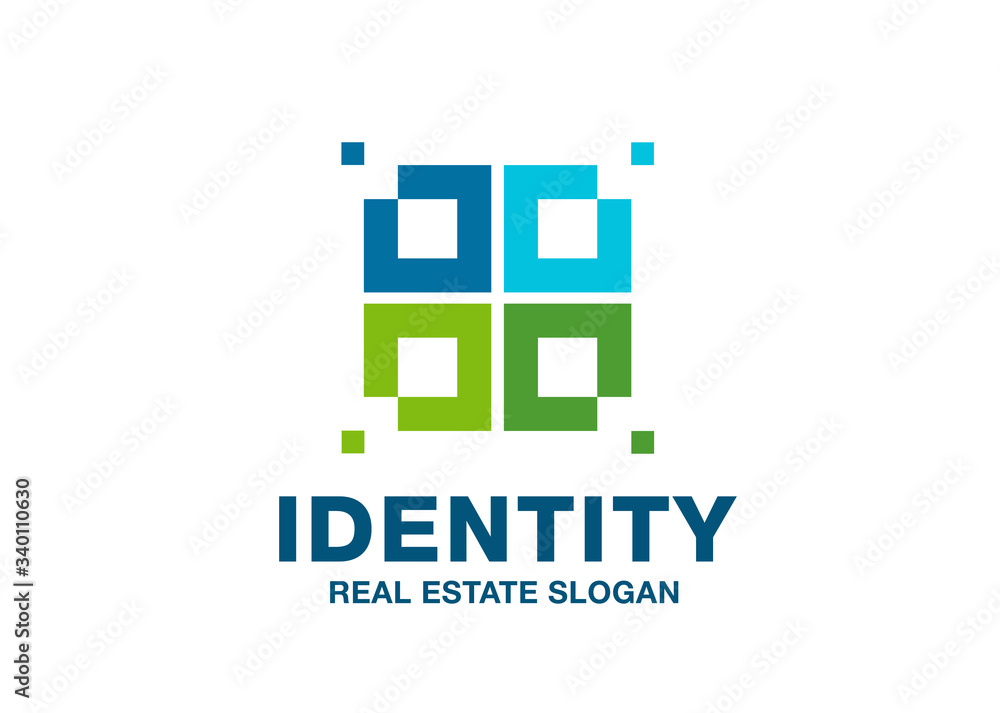 Full Color Window, Real Estate Company Logo Design Template, Construction Company, Home Builders, House Service Full Color Window, Real Estate Company Logo Design Template, Construction Company, Home Builders, House Service