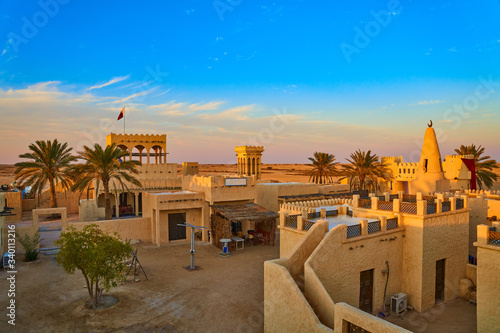 Film city traditional arabic village Ras Brouq resreve Zekreet Qatar photo