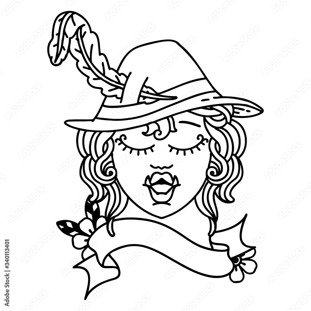 orc bard character illustration orc bard character illustration