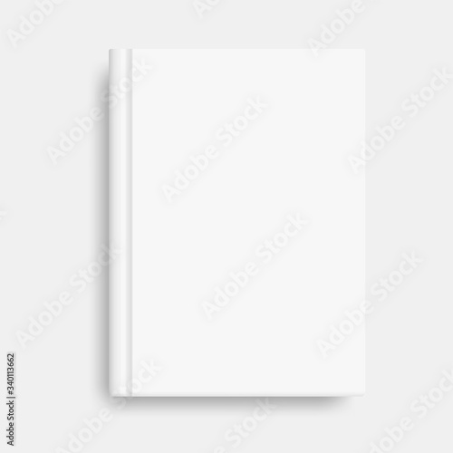 Vector mock up of book cover 