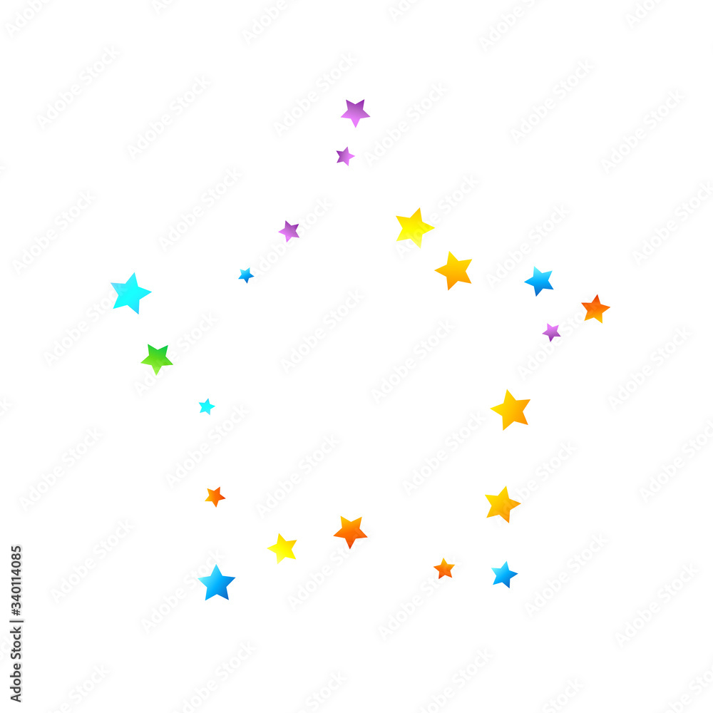 Rainbow Festive Confetti. Carnival Star Falling. Rainbow Festive Confetti. Carnival Star Falling.