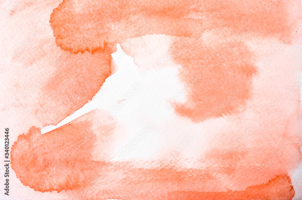 Fototapeta premium Watercolor art on paper.