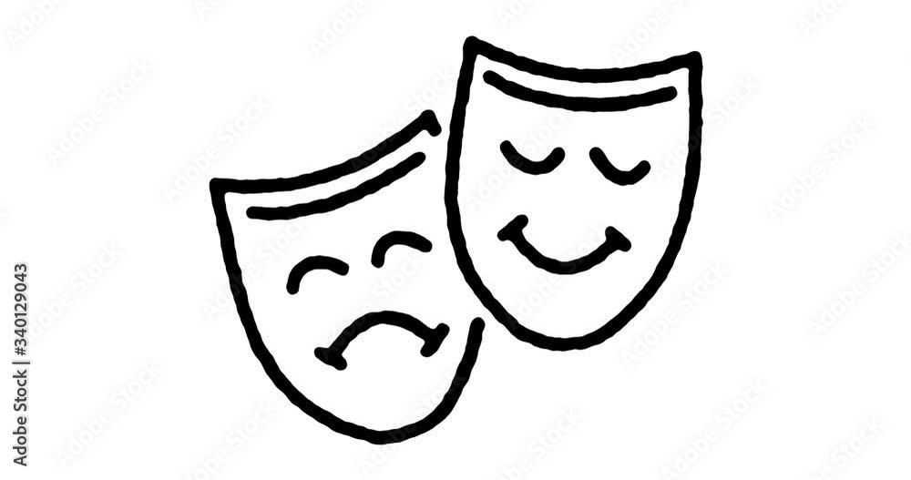 Hand drawn doodle icon animation for theater audiences to use as video design element. Minimalistic symbol made for motion graphic, can be used as loop item, has alpha channel. Hand drawn doodle icon animation for theater audiences to use as video design element. Minimalistic symbol made for motion graphic, can be used as loop item, has alpha channel.