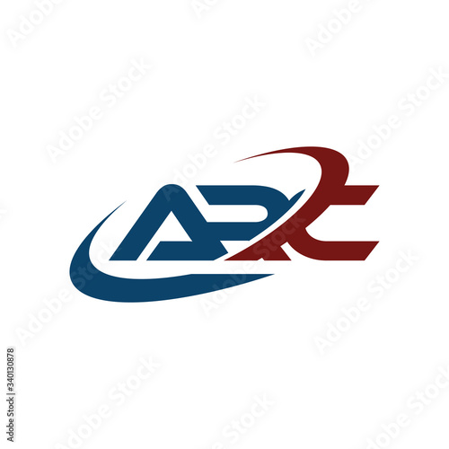 Arc logotype Lettering Typography logo design vector illustration
