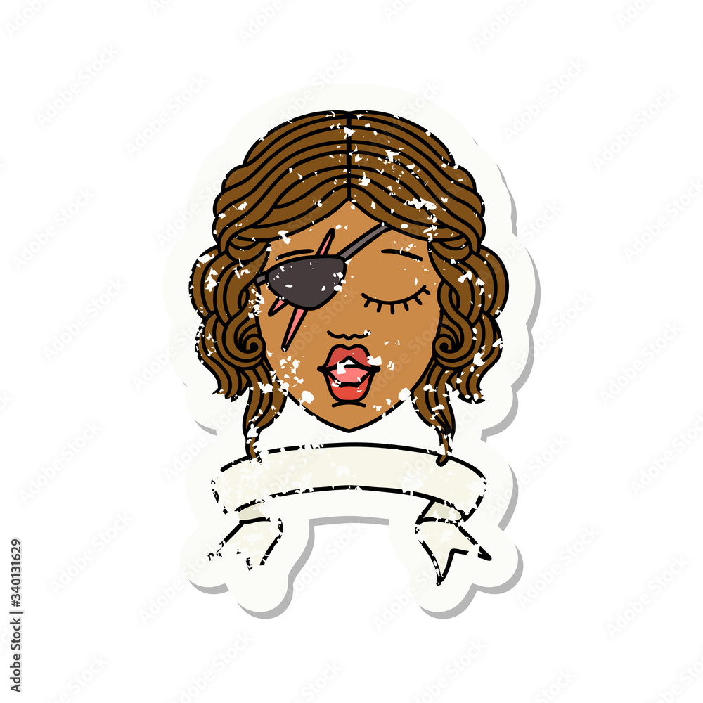 human rogue character with banner illustration human rogue character with banner illustration