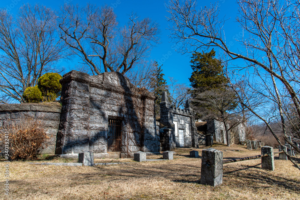 Fototapeta premium old mausoleums