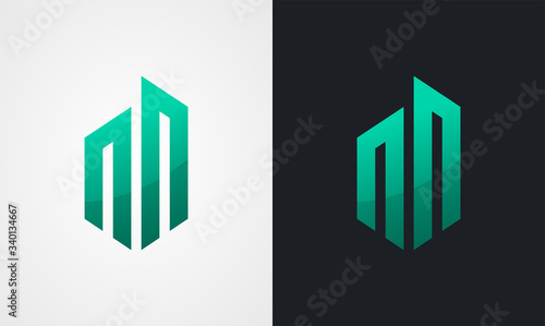 illustration of a building for real estate or property company