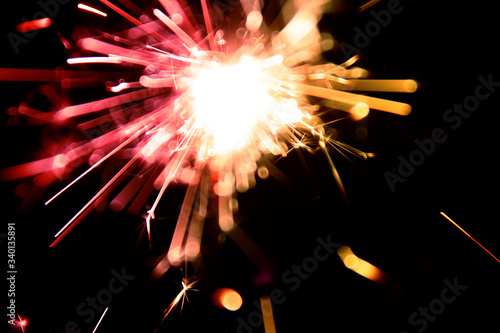 Wallpaper Mural Beautiful effect of sparkler Torontodigital.ca