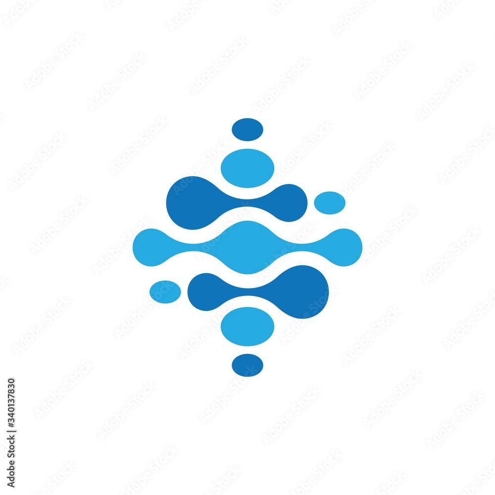 Molecule logo template vector icon Molecule logo template vector icon