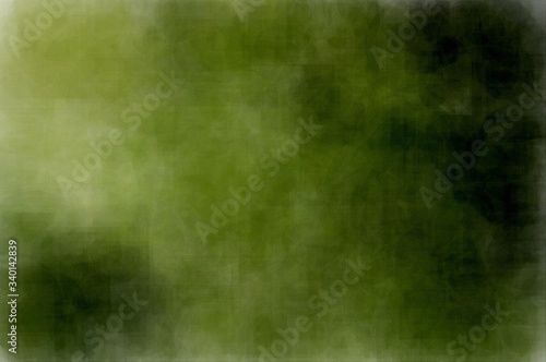 abstract background in green and yellow tones from art photo bubbles