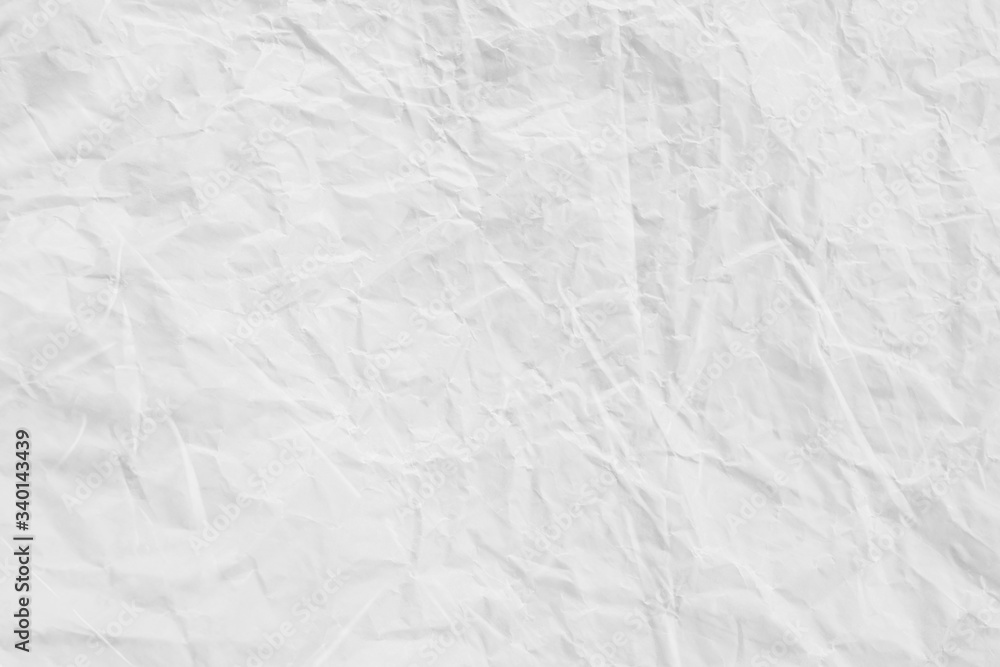 White paper sheet texture background with crumpled wrinkled and rough pattern White paper sheet texture background with crumpled wrinkled and rough pattern