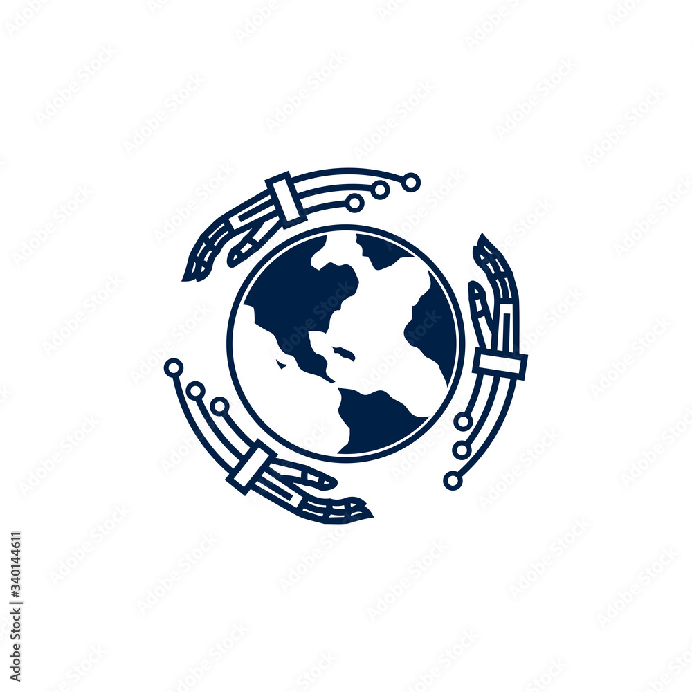World technology logo