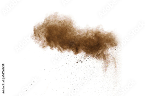 Wallpaper Mural Coffee explosion isolated on white background Torontodigital.ca