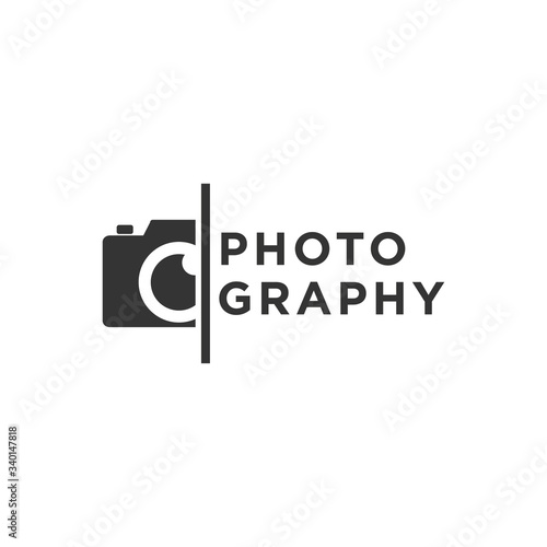 Creative Photography Concept Logo Design Template