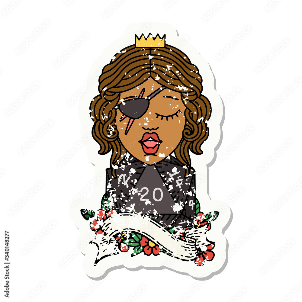 human rogue with natural twenty dice roll illustration human rogue with natural twenty dice roll illustration