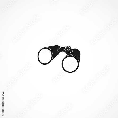 binoculars icon. binoculars icon on white background for web and mobile