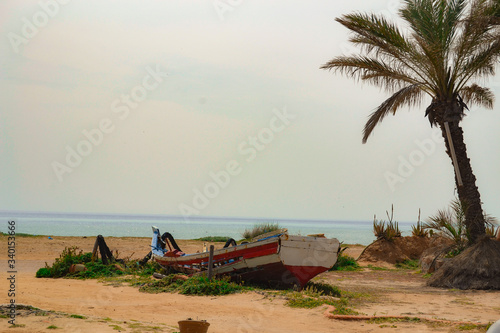 boat on the beach