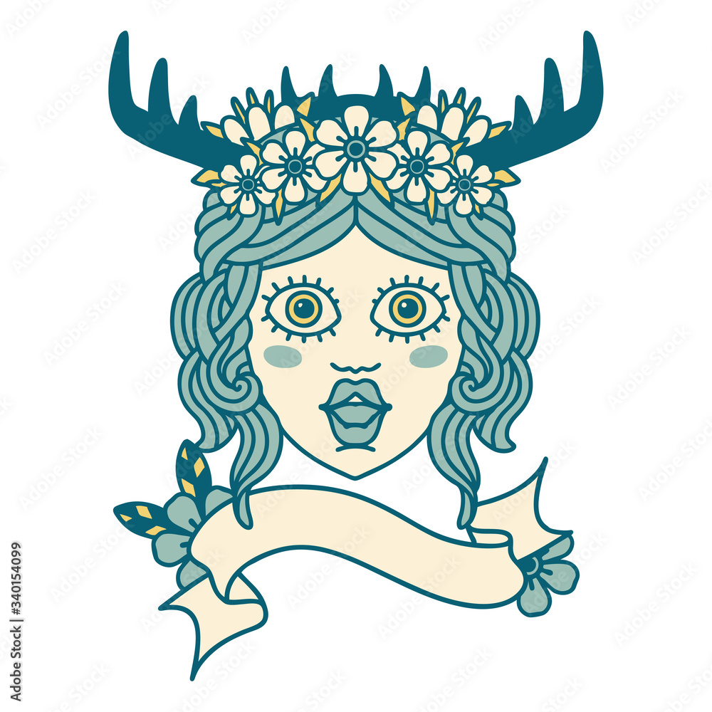 human druid illustration human druid illustration