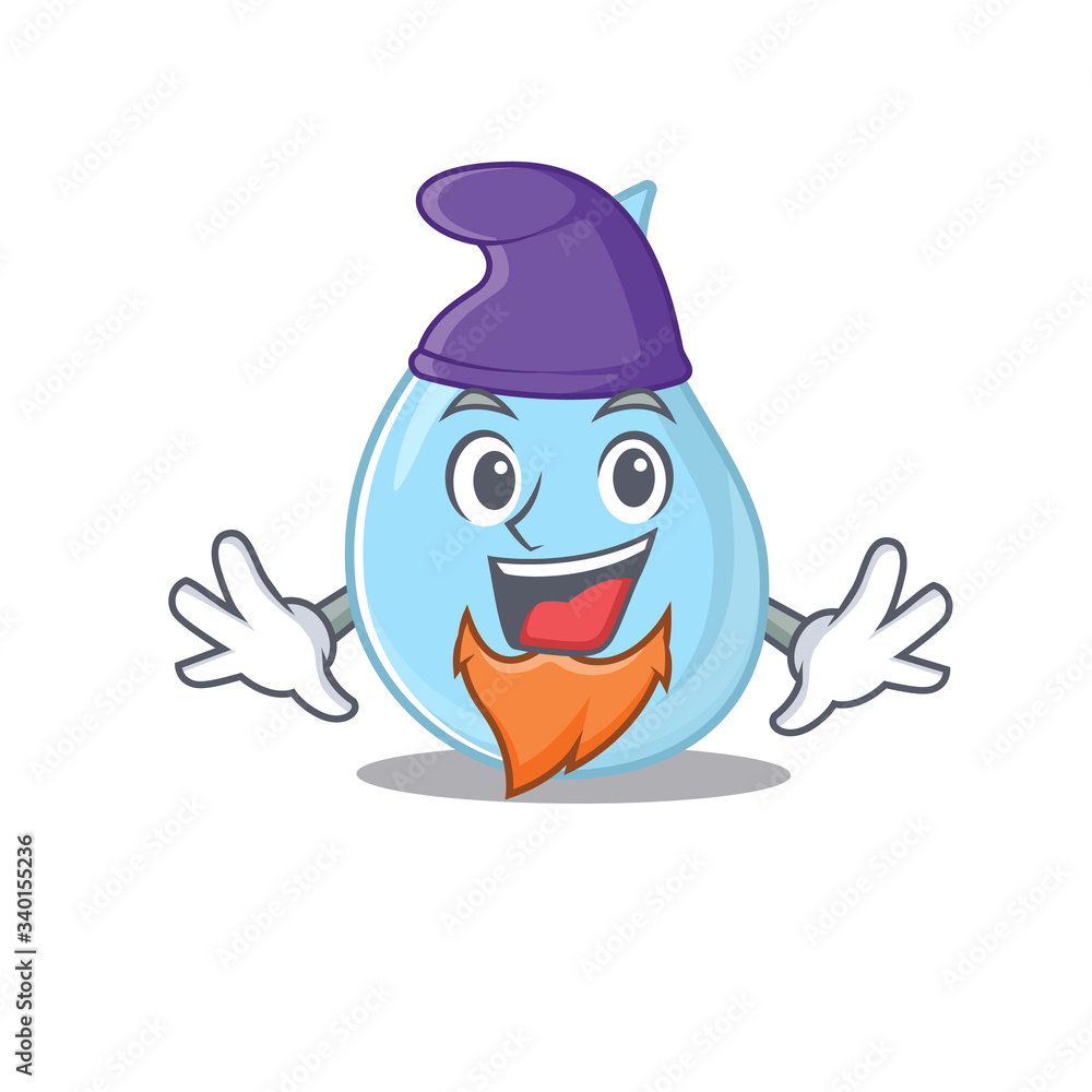 Cute picture of raindrop in Elf cartoon design Cute picture of raindrop in Elf cartoon design