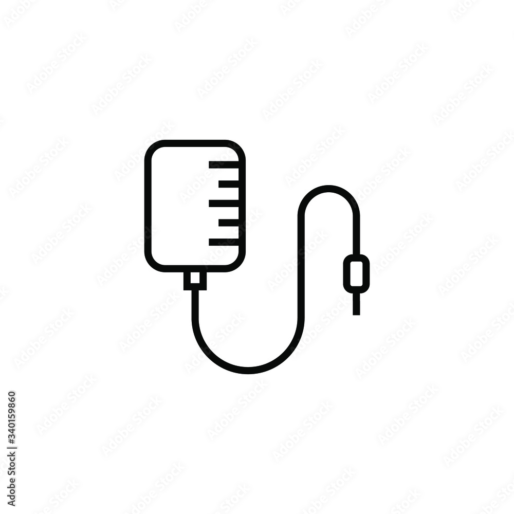 transfusion icon vector outline design isolated on white background transfusion icon vector outline design isolated on white background