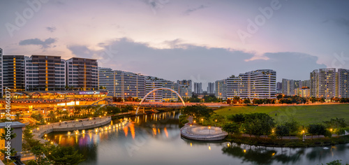 Photography Singapore 2018 Sunset at Waterway Point, 83 Punggol Central, Singapore