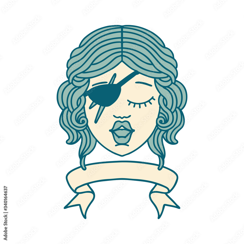 human rogue character with banner illustration human rogue character with banner illustration