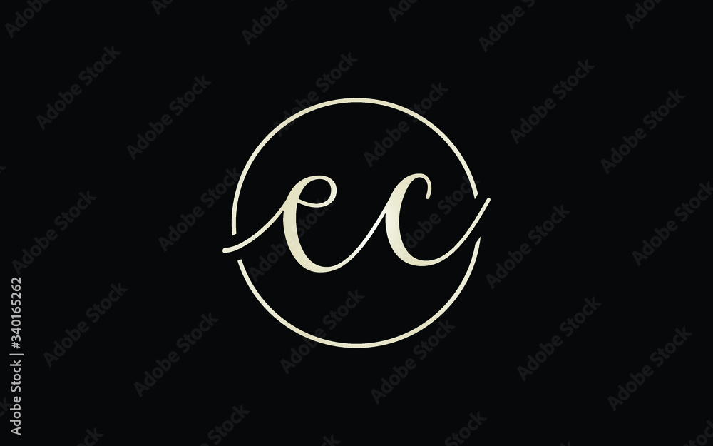 ec or ce and e or c Lowercase Cursive Letter Initial Logo Design, Vector Template ec or ce and e or c Lowercase Cursive Letter Initial Logo Design, Vector Template