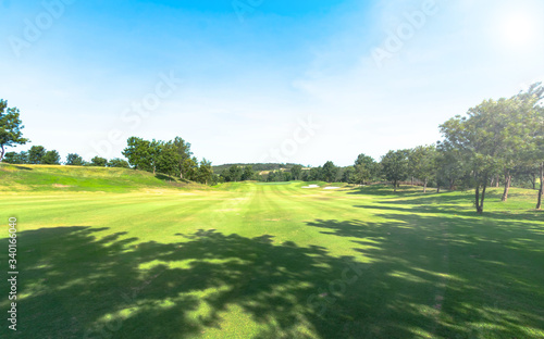 Golf course in the countryside. 