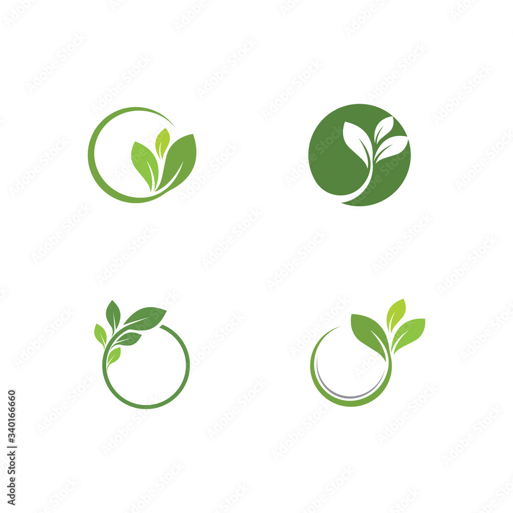 Logos of green Tree leaf ecology nature element Logos of green Tree leaf ecology nature element